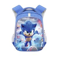 【Hot Sale】 Anime Peripheral Student School Polyester Large Capacity SONIC Load Reduction Shoulder