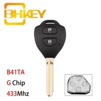 B41ta Bhkey สำหรับ Toyota Key G Chip 2but Kunci Remote Mobil สำหรับ Toyota Hilux 2009-toyota Yaris 2011-กุญแจรถอัจฉริยะ433Mhz