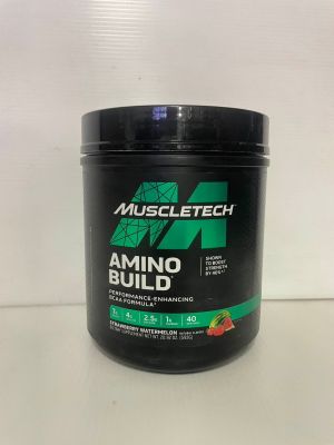 MuscleTech, Amino Build, Strawberry Watermelon, 20.92 oz (593 g)  (exp.11/24)