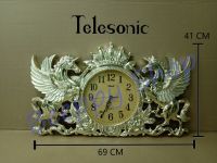 นาฬิกาแขวนผนัง TELESONIC  รุ่น H-303 นาฬิกาแขวนฝาผนัง นาฬิกาติดผนัง นาฬิกาประดับห้อง ของแท้