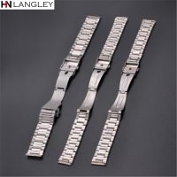 12mm 14mm 16mm 18mm 20mm 22mm 24mm Width Watch Band Stainless Steel Strap Five-bead Diving Steel Strap Watch Accessories Toolby Hs2023