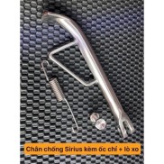 CHÂN CHỐNG INOX SIRIUS KÈM ỐC CHỈ VÀ LÒ XO