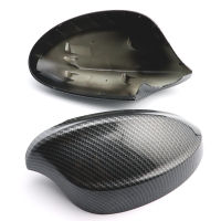 NEW Car Rear-View Side Mirror Cover For BMW 1 3 Series E81 E82 E87 E88 E90 E91 E92 E93 Carbon fiber pattern Replacement Covers