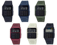 Casio นาฬิกาข้อมือผู้ชาย/ผู้หญิง สายเรซิ่น รุ่น CA-53 (CA-53W-1Z,CA-53WF-1B,CA-53WF-2B,CA-53WF-3B,CA-53WF-4B,CA-53WF-8B)