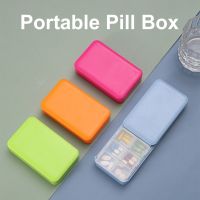 Daily Pill Case Organizer 6 Compartment Pill Box Drug Medicine Case Portable Travel Pocket Container for Vitamin Medicine Box Medicine  First Aid Stor