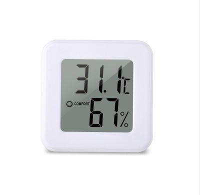 มาตรวัดความชื้นในห้องดิจิตอล LCD เทอร์โมมิเตอร์ในบ้านขนาดเล็กวัดเซ็นเซอร์เครื่องวัดความชื้นอุณหภูมิเทอร์โมมิเตอร์ในบ้าน