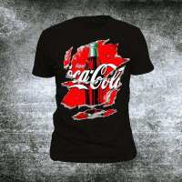 T SHIRT   2023 new design- Coca-Cola Coke Cool Red Hiphop 3D Print Women Men Summer Shirt Casual short sleeve 46