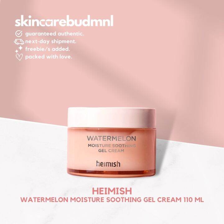 Heimish Watermelon Moisture Soothing Gel Cream 110 ml by skincarebudmnl ...