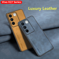 เคสโทรศัพท์ V29 Vivo สำหรับ Vivo V27 V27Pro V27E V 27 V 27Pro V 27 2023หนังแกะป้องกันเลนส์เคสโทรศัพท์ฝาครอบด้านหลังเคสนิ่มกันกระแทกแม่พิมพ์กลม