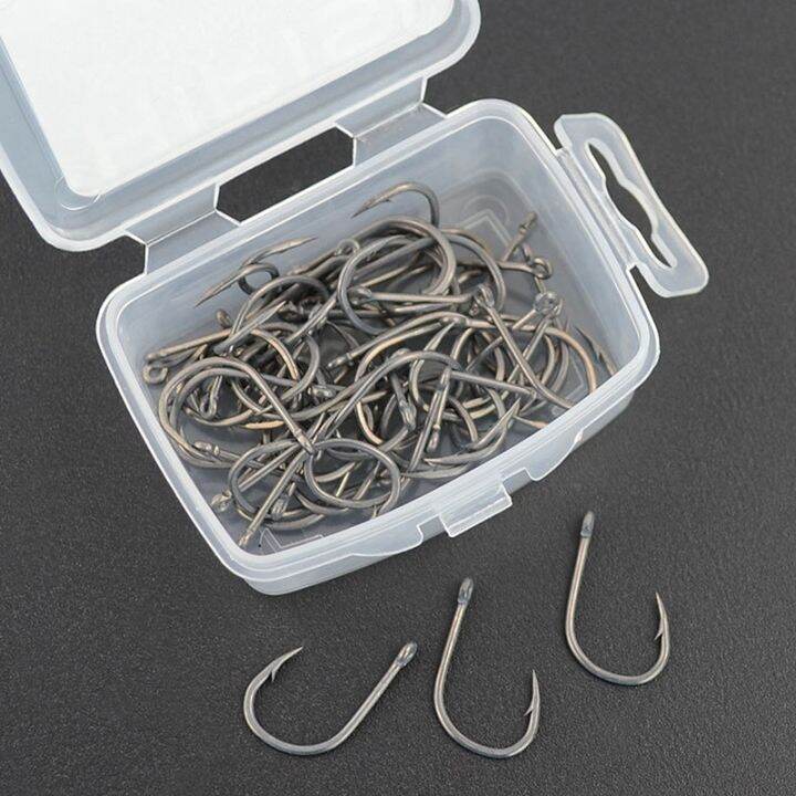 hirisi-50pcs-barbed-coated-carp-fishing-hooks-with-eye-design-made-by-carbon-steel-8001