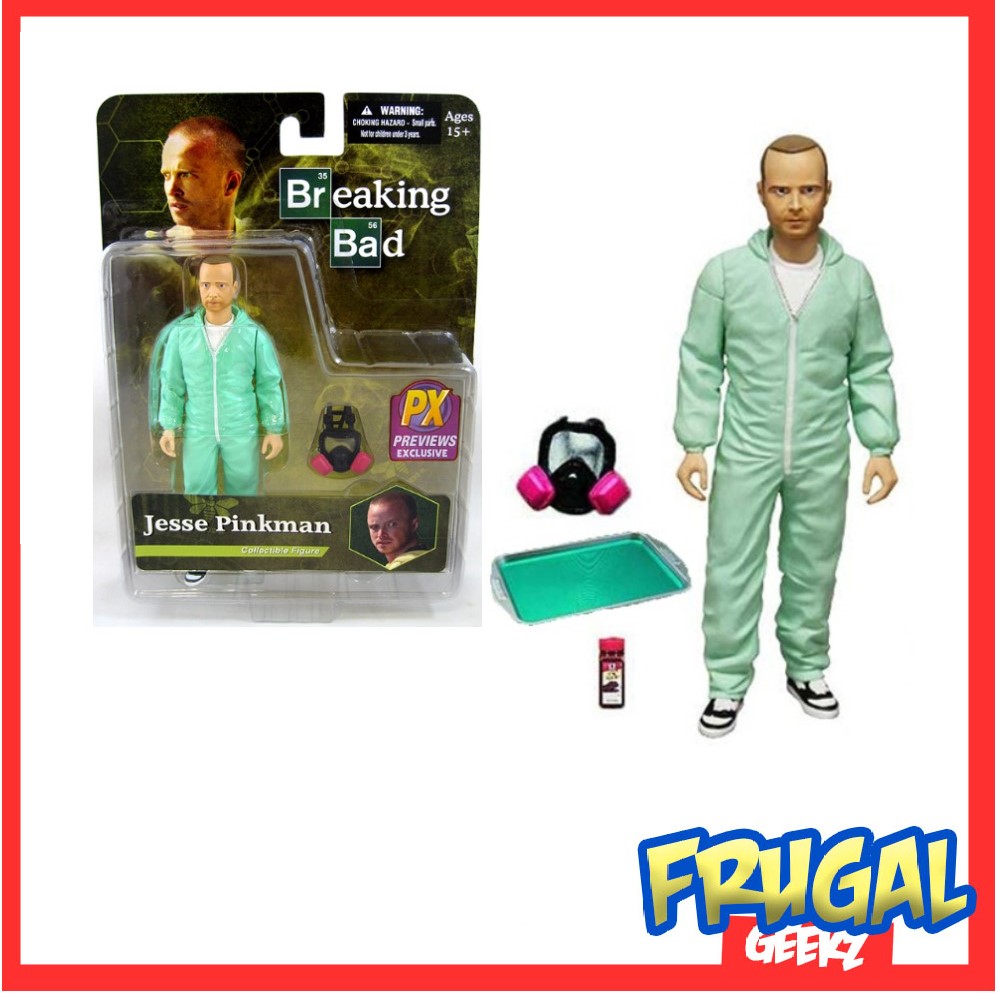 6" Breaking Bad Walter White Figure in Blue Hazmat Suit Action Figure Toy Gift 