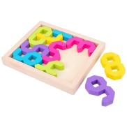 Câu Đố Số Cho Trẻ Em Từ 3-5 Tuổi Khối gỗ số Montessori Đồ chơi học toán