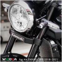 ∋ For KAWASAKI Z900RS Fork Cover Emblem The ugly decorative cover of the horn under the headlight Z900RS CAFE 2018 2019 2020 2021