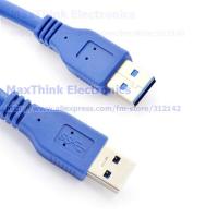 ❣✟✱ USB 3.0 SuperSpeed A Male to A Male Extension Extender Joiner Connector Adapter Cable 5pcs Free shipping