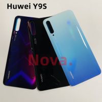 Back Case For Huawei Y9S Battery Cover Rear Housing With Camera Glass Lens Frame Holder Adhesive Sticker Phone Replacement Part