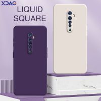 ○▪ Square Liquid Silicone Case for OPPO Reno Ace 2 Reno2 2Z 2F Z F Ace2 Lens Protective Shockproof Soft Phone Cover RenoAce Reno2Z