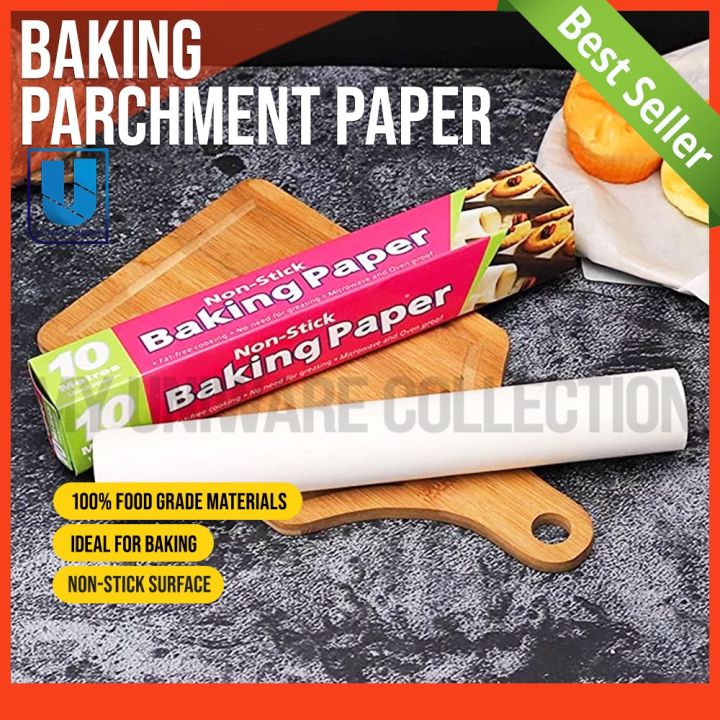 5M Baking Paper Barbecue Double-sided Silicone Oil Paper Parchment ...