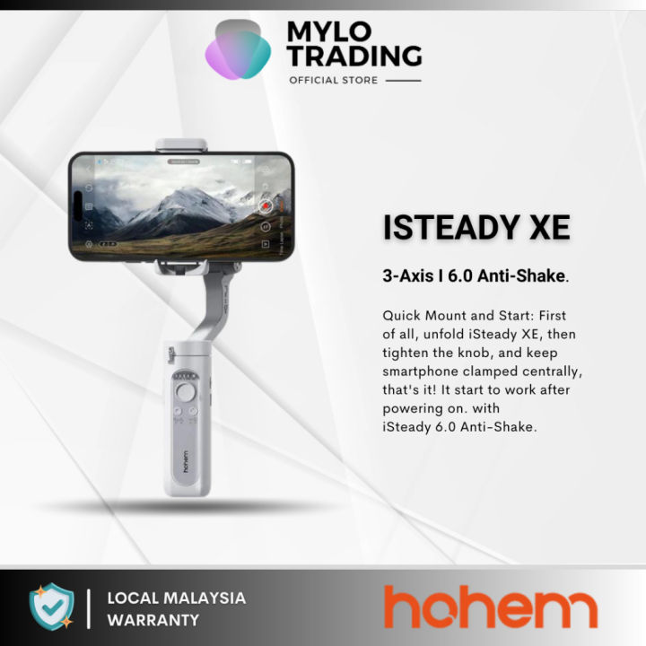 Hohem ISteady XE Kit 3-Axis Smartphone Gimbal Stabilizer | Lazada