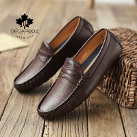 DECARSDZ Mens Shoes Fashion 2021 Spring &amp; Summer New Style Brand Leather Men Shoes Moccasins Slip On Comfy Durable Boat Shoes