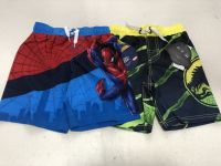 4-8 years old summer new boy cartoon hot pants beach Spiderman casual shorts