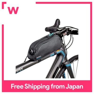 GORIX กระเป๋ามีล้อกระเป๋ามีกรอบด้านบนกันน้ำได้ (GX-TBW) จักรยานครอสไบค์แฟชั่นจักรยานเสือหมอบกันน้ำสำหรับจักรยานเสือภูเขาสีดำ