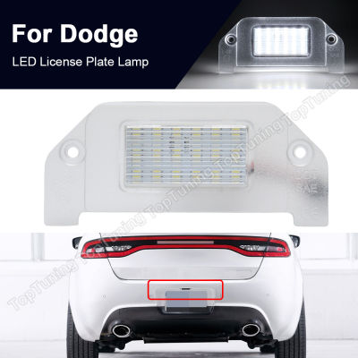 1PC LED ใบอนุญาตจำนวนแผ่นโคมไฟสำหรับ Dodge Dart 2013-2016 Challenger Avenger 2008-2014 Charger 2006-2014 Magnum 2005-2008