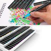 TOUCHNEW 486072100 Colours Dual Tip Brush Marker Pens Fineliner Pens Watercolor Drawing Marker for Colouring