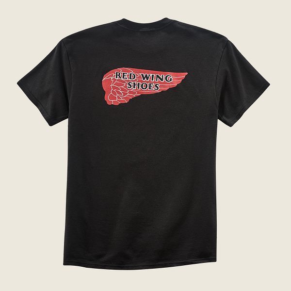 ราคาระเบิดเสื้อยืดใหม่เสื้อยืด-red-wing-t-shirt-in-blacks-3xls-3xls-5xl