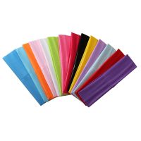 14pcs/set Fashion Sports Headband Wide Elastic Yoga Hair Bands Fitness Running Headwear Women Gril Hairband Sweatband