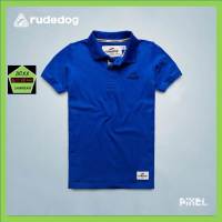 Rudedog เสื้อโปโล ชายหญิง รุ่น Pixel สีน้ำเงิน