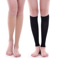 【CW】Unisex Sport Leg warmer Black Footless Compression Socks For RunningCompression Leg Sleeve Relieve Varicose Veins Circulation