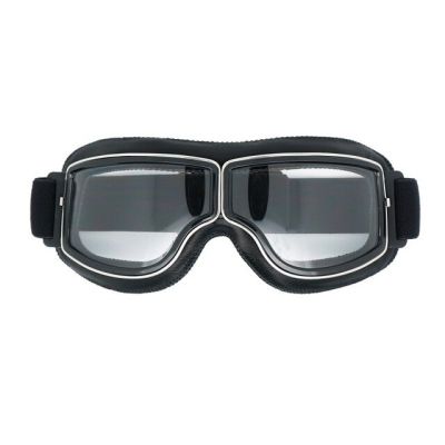 แว่นตาหมวกกันน็อคกันลม,ทำจากหนังเพื่อความปลอดภัยแว่นตาสตีมพังค์แว่นตาป้องกันแสงสะท้อนสำหรับรถมอเตอร์ไซด์วิบากข้ามประเทศ