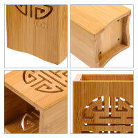 BESTOMZ Chops Draining Holder ไม้ไผ่ผู้ถือเครื่องใช้ในครัว