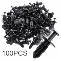 100x7 มม.พลาสติก Rivets Fastener คลิป PUSH Pin สำหรับกันชนรถ