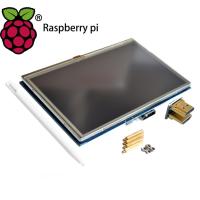 โมดูล LCD 5.0นิ้ว Pi TFT 5นิ้ว Resistive หน้าจอสัมผัส5.0นิ้วแผ่นป้องกันจอแอลซีดีโมดูลอินเทอร์เฟซ HDMI สำหรับ Raspberry Pi 3 A +/B +/2B