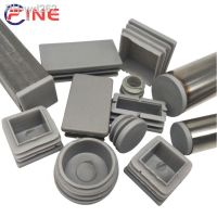 Round Square Rectangle Plastic Grey Blanking End Caps Tube Pipe Insert Plug Bung Chair Feet Stainless Steel Sealing Foot Cover