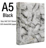 A5 B5 Super Thick line Blank grid Notebook Business Writing Drawing Diary PU leather Office Notepad Journal Stationery 640 Pages