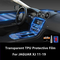 สำหรับ JAGUAR XJ 11-19ภายในรถคอนโซลกลางโปร่งใส TPU ป้องกันฟิล์ม Anti-Scratch Repair ฟิล์ม Accessories