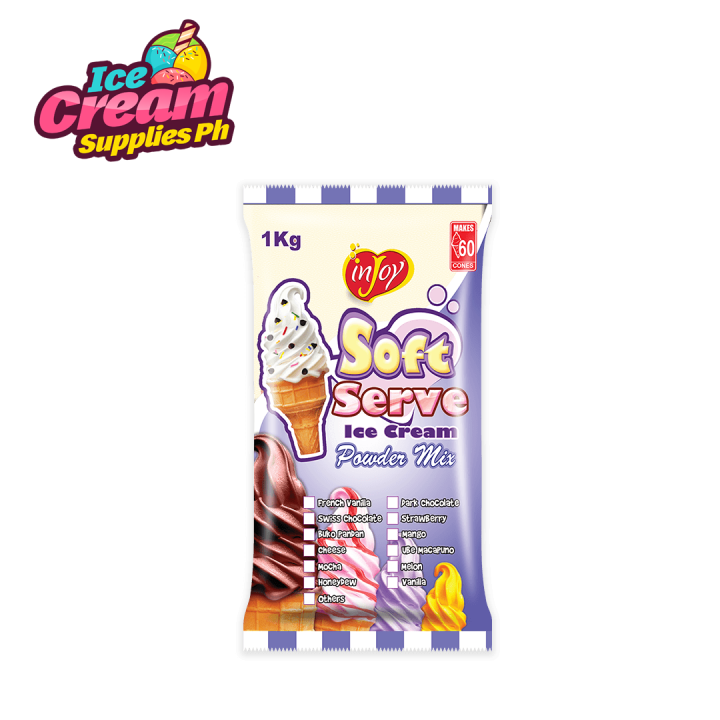 inJoy Vanilla Soft Serve Ice Cream Powder 1kg Lazada PH