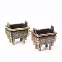 【cw】 Muy Bien Alloy Imitation Incense Burner Buddhist Supplies Insert Fragrant Base Decoration Ornaments 1