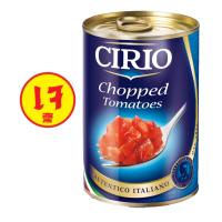 CIRIO Chopped Tomatoes 400 gm. มะเขือเทศสายพันธุ์อิตาลีแท้ 100% แบบสับ บรรจุกระป๋อง นำเข้าจากอิตาลี ขนาด400กรัม