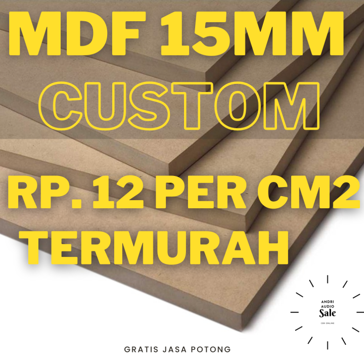 MDF BOARD / Papan MDF 15 Mm Berbagai Ukuran Bisa CUSTOM | Lazada Indonesia