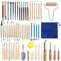 Pottery Clay Sculpting Tools Set Kit Smoothing Wax Carving Pottery Ceramic Tools Polymer Shapers Modeling Carved Tool Sculpture