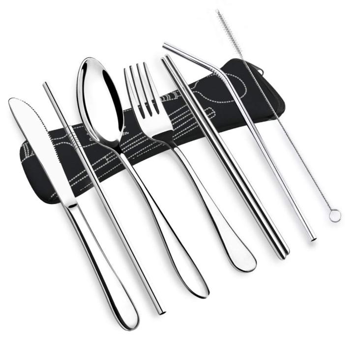 7-pcs-fork-spoon-fork-spoon-knife-tableware-dining-canteen-cutlery-set-luxury-stainless-steel-portable-for-travel-camping-new-flatware-sets
