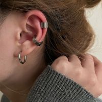 New Stainless Steel Painless Ear Clip Earrings for Men Women Punk Silver Color Non Piercing Fake Earrings Jewelry Gifts