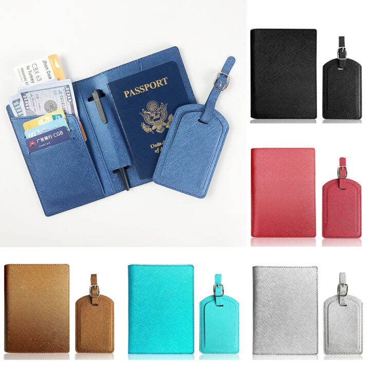 luggage-tag-passport-cover-wallets-women-men-air-tickets-portable-holders-pu-passport-covers-cross-pattern-passport-covers-cross-pattern-leather-cards-holder