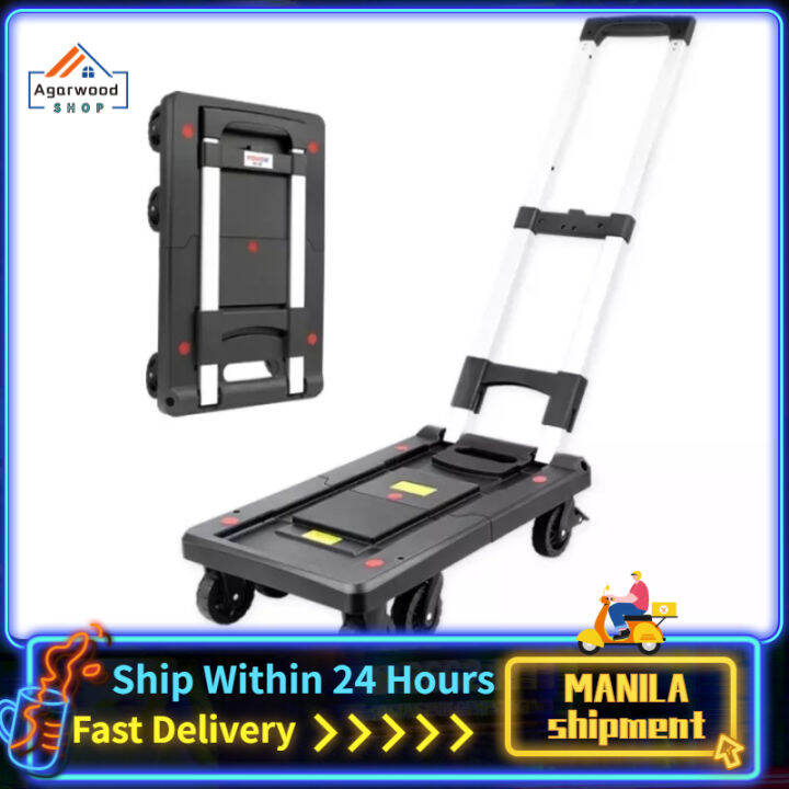 Small cart express small pull cart pull cart folding portable pull