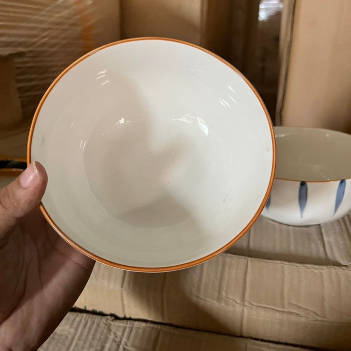 ถ้วยเซรามิก-ceramic-bowl-ถ้วยชาม-ถ้วยขนาด6นิ้ว-ถ้วยลายญี่ปุ่น-ถ้วยลายเส้น-ถ้วยสวยๆ-ถ้วยราคาถูก-ถ้วยเซรามิกเกรดเอ-คุณภาพดี-ถ้วยราคาส่ง