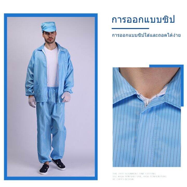 ชุดป้องกัน-ppe-suit-ชุดคลีนรูม-ชุดกันฝุ่น-ชุดป้องกันฝุ่น-ชุดกันไฟฟ้าสถิต-coverall-เสื้อป้องกันไฟฟ้าสถิต-เสื้อesd-ชุดป้องกันไฟฟ้าสถิต-ชุดกาวน์-ชุดป้องกัน-ชุดป้องกันสารเคมี-เสื้อกันไฟฟ้าสถิต-ชุดหมีใส่ทำ