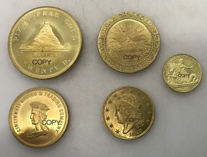 เหรียญทำจากทองเหลืองขายดีเงินปรับแต่งได้5หลอดไฟ-led-ขาย1860ยี่สิบดอลลาร์1787-1849-10ดอลลาร์1915-1929เหรียญเลียนแบบ